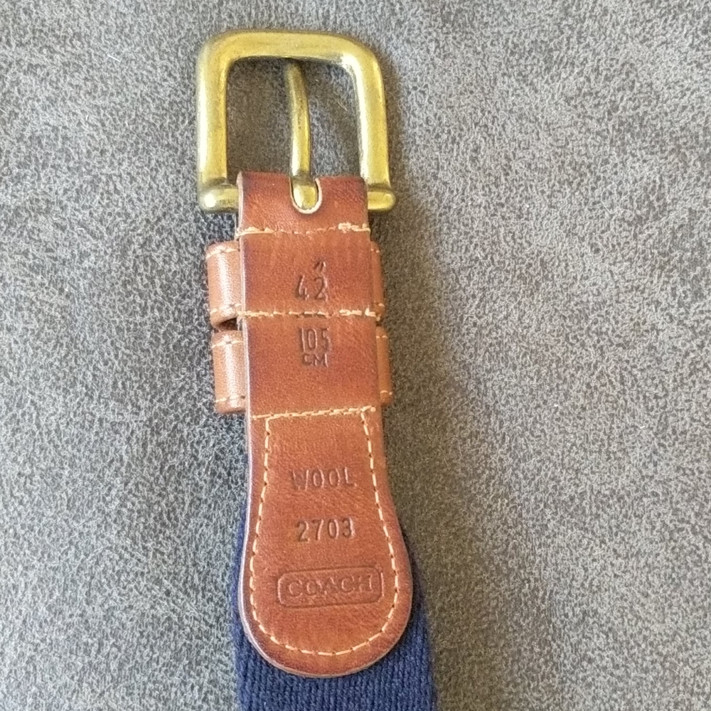 Coach Classic Leather Belt - Picture 3 of 7